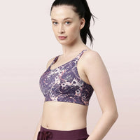 Enamor SB18 Convertible Back High Impact Bra - Padded - Wirefree