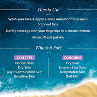 Aqualogica illuminate+ Smoothie Face Wash with Wild Berries & Alpha Arbutin for Gently Exfoliates & Hydrates Skin | For Glowing, Combination & Dry Skin 100ml