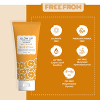 Glow Up BURSTY ORANGE FACEWASH - 100g