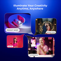 Digitek (LED-D432 RGB) Portable RGB LED Video Light LED-D432 RGB