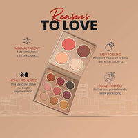 MARS The City Paradise Makeup Kit | Highly Pigmented and Blendable | 9 Eyeshadow Palette with 1 Highlighter, Blusher, Bronzer & Compact Powder each (16.0 gm) (03-Chandigarh)