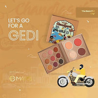 MARS The City Paradise Makeup Kit | Highly Pigmented and Blendable | 9 Eyeshadow Palette with 1 Highlighter, Blusher, Bronzer & Compact Powder each (16.0 gm) (03-Chandigarh)