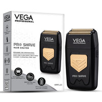 VEGA PROFESSIONAL Pro Shave Hair Shaver for Salon Professionals, Barbers and Salon-Like Shave at Home With Gold Titanium Foil & 210 Mins Runtime, (VPPFS-01)