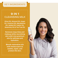 Glow Up 9 IN 1 ESSENTIAL OILS FACE & BODY CLEANSING MILK - 100ml