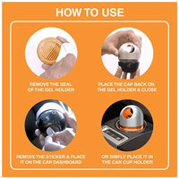 Godrej aer Twist Gel Car Air Freshener Bright Tangy Delight 45g