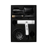 JRL PROFESSIONAL Forte Pro 2020H hair dryer set Hair dryer + 2 round brushes White