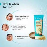 pilgrim Korean Rice Water Hydra Glow Gel Face Wash 100ml
