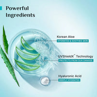 PILGRIM Korean Aloe Cooling Fluid Sunscreen SPF 50+ PA++++ 50ml