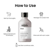Loreal Silver Magnesium Shampoo 300ML