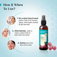 pilgrim Red Vine Face Mist & Toner with Niacinamide (Vit. B3) & Aloe 100ml