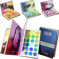 Beauty Glazed Color book Shades Pressed Powder Eye Shadow Palette 129.6G