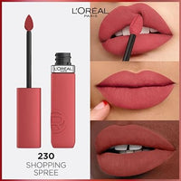 L'Oreal Paris Infallible Matte Resistance Liquid Lipstick, Shopping Spree 230, 5 ml