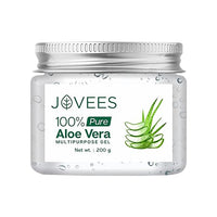 Jovees Herbal 100% Pure Aloe Vera Multipurpose Gel | For Face,Skin & Hair | For Both Men & Women | 200g