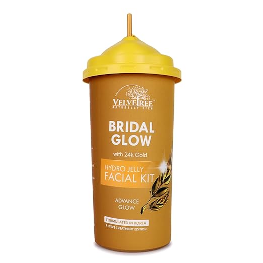 Velvetree Hydro Jelly Facial Kit Bridal Glow with 24k Gold Advance