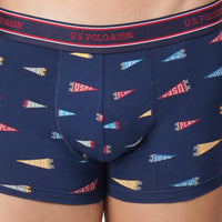 U.S. POLO ASSN. All Over Print Ribbed Jersey I616 Trunks - Pack Of 1