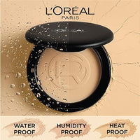 L’Oréal Paris High Coverage Compact Powder, Matte-Finish, Lightweight & Blendable, Compact Face Makeup, With SPF 32 & PA +++, Infallbile 24h Oil Killer 6g