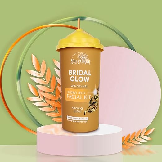 Velvetree Hydro Jelly Facial Kit Bridal Glow with 24k Gold Advance