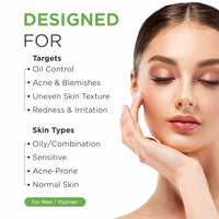 Oshea Herbals Phytoderma Face Serum With 10% Niacinamide, Zinc & Cica Extract Reduces Acne Blemishes (30ml)
