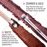 Nykaa Stardust Multi-Texture Holographic Quad Eyeshadow Palette - 08 Metaverse (5.5g)