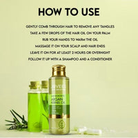 Jovees Herbal Hair Regrowth Argan Kernel Oil-Olive and Amla For Shiny Hair 100ml