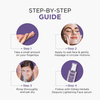 Oshea Herbals Glopure Lightening Facewash 150g
