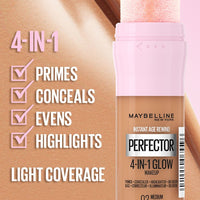 Maybelline New York Instant Age Rewind Perfector 4-In-1 Glow Makeup 20ml