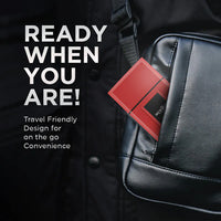 Ikonic Professional Bullet Shaver Travel Shaver Cordless ( Red )