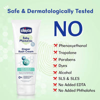 Chicco Baby Moments Diaper Rash Cream Zinc Oxide Panthenol 0% 100gm