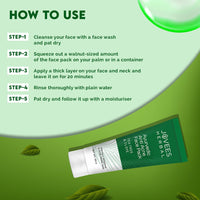 Jovees Herbal Ayurvedic Anti-Acne Face Pack Tea Tree & Clove 120g