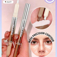 SHEGLAM Fine Line 2-In-1 Nose Contour & Highlight Pen (Cigar, One-Size)