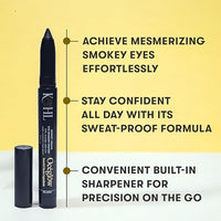 OCEGLOW KOHL KAJAL POWERFUL MARINE INGREDIENTS SMOKEY DRAMA EYE SHADOW CRAYON BLACK 1.8G
