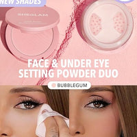 SHEGLAM INSTA-READY FACE & UNDER EYE SETTING POWDER DUO TRANSLUCENT