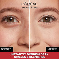 L'Oreal Paris Full Coverage Concealer, Waterproof Formula, For Undereye Circles and Blemishes, For Highlighting and Contouring, Infallible, Shade: 312, 10g