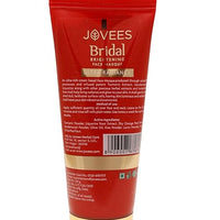 Jovees Herbal Bridal Brightening Face Masque Pack | Ultra Radiance | With Orange Peel And Turmeric Extract | For All Skin Types | 100GM