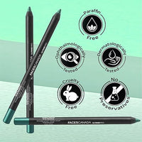 FACES CANADA Ultime Pro Longwear Eye Pencil 1.2 g | 8 Hr Long Stay | Smooth One Stroke Application | Intense Color Pay Off | Soft Blendable Formula | Smudge Proof | Water Proof