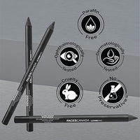 FACES CANADA Ultime Pro Longwear Eye Pencil 1.2 g | 8 Hr Long Stay | Smooth One Stroke Application | Intense Color Pay Off | Soft Blendable Formula | Smudge Proof | Water Proof
