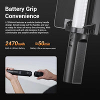 Godox LC500R Mini RGB LED Video Light Stick Lighting,2500K-8500K Adjustable, CRI 95 TLCI 96 Accurate Color, 360° Full-Color LED Light,15 FX Lighting Effects,0-100% Dimmable Support APP Control