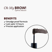 NYKAA Oh My Brow! Eyebrow Mascara-Sirius Brown 01 (4.2ml)