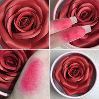 VERONNI 3D Rose Blush Highlighter Makeup Cheek Contour Shimmer Flower Petals D Rose Blush Facial Makeup