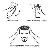 Ustraa Hair Fixing Spray Strong Hold Hard Set No-6 250ml