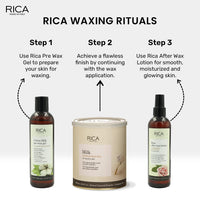 Rica Milk Liposoluble Painless Hair Removal Wax For Men & Women|Quick & Easy Tan Removal Waxing for Sensitive Skin| 800 ml, Pack of 1