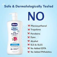 Chicco Baby Moments Mild Body Wash No Tears Chamomile And Geranium 0% 200ml