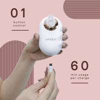 Winston Rechargeable Electric Blackhead Remover Machine for Men and Women - 60 Min Runtime | Acne, Pore Cleaner, Whitehead Remover with 5 Suction Heads for...