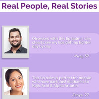 The Derma co 1% Kojic Acid Lip Balm With Alpha Arbutin & Hyaluronic Acid - 4g