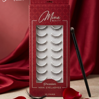 Mine Beauty Premium Mink Eyelashes 10 Pairs