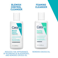 CeraVe Blemish Control Cleanser with 2% Salicylic Acid & Niacinamide for Acne Prone Skin, Controls Acne & Spots, Unclog Pores & Reduces Blemishes 88ml