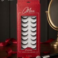 Mine Beauty Premium Mink Eyelashes 10 Pairs