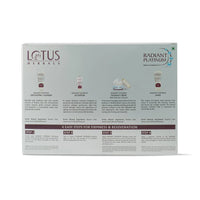 Lotus Herbals Radiant Platinum Cellular Anti Ageing Facial Kit