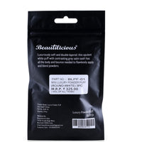 Beautilicious Mini Luxury Powder Puff - Round (White)