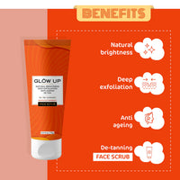 Glowup PAPAYA & TURMERIC FACE SCRUB 75g